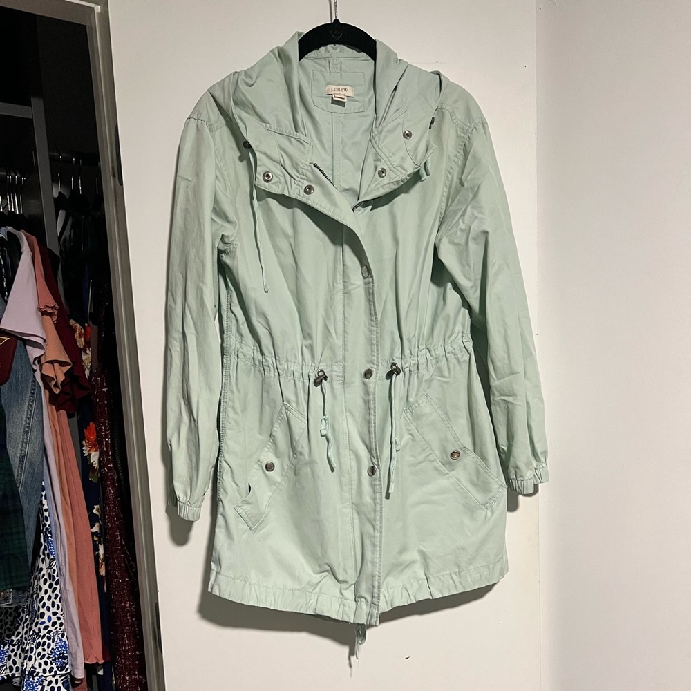 Pale Green Utility Jacket